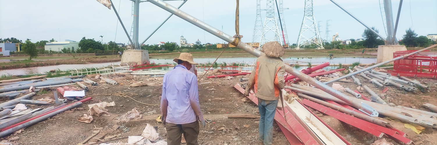 Guohua Pipe Tower: 500kV Transmission Line Project in Vietnam