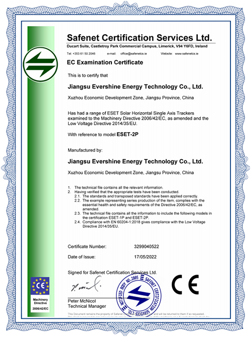 CE Certification - 2P