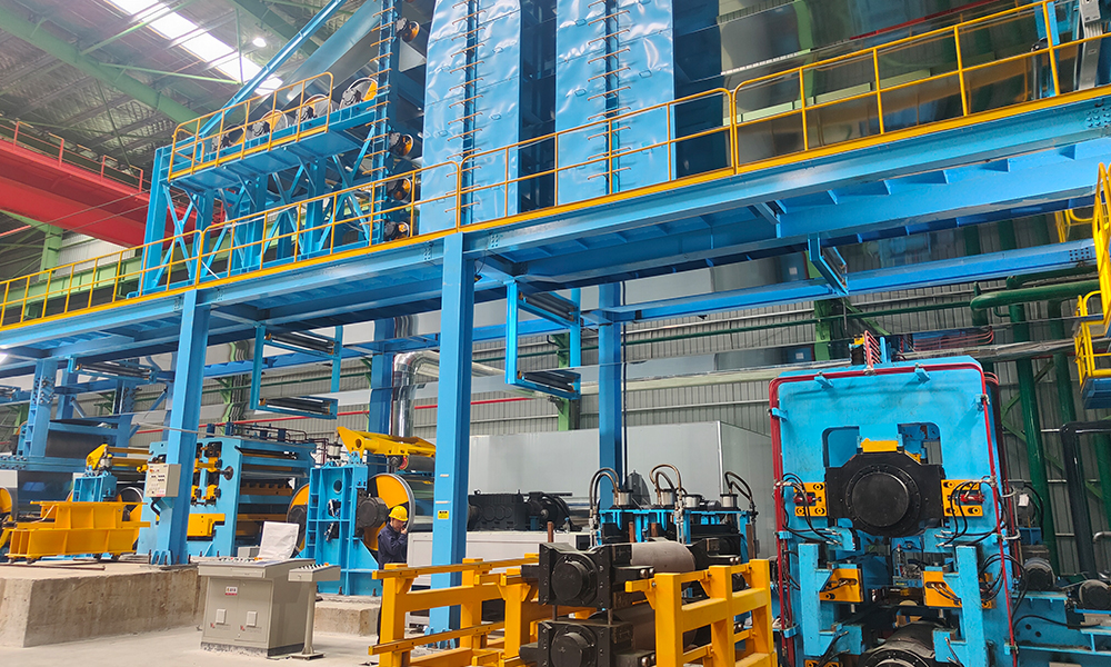 450,000-Ton Continuous Hot-Dip Galvanizing Line Passes Trial Run